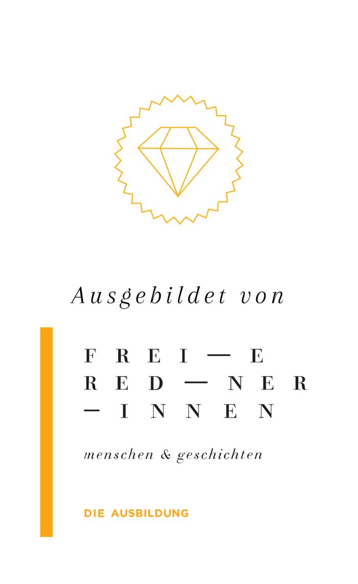 Zertifikat: Ausgebildete Freie Rednerin